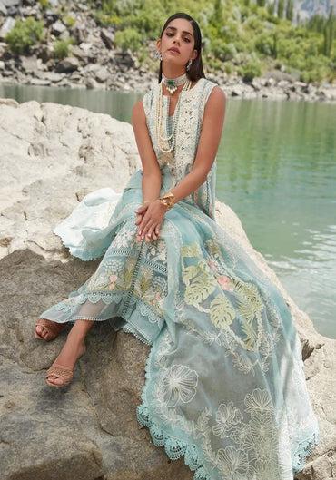 Luxury Lawn Design Unstitched Embroidered 3 Piece - Chikkankari Affair - KS014-B