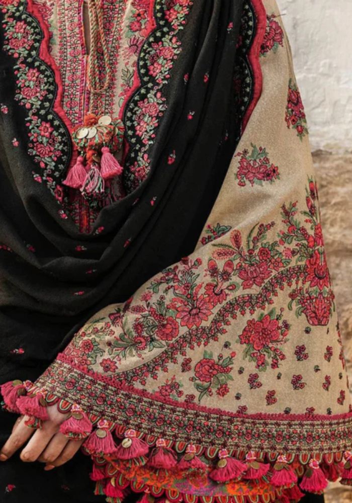 Embroidered Lawn Suits Unstitched 3 Piece Unstitched - GULAL - KS010