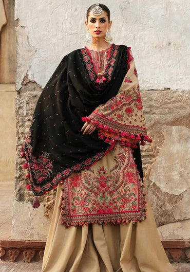 Embroidered Lawn Suits Unstitched 3 Piece Unstitched - GULAL - KS010